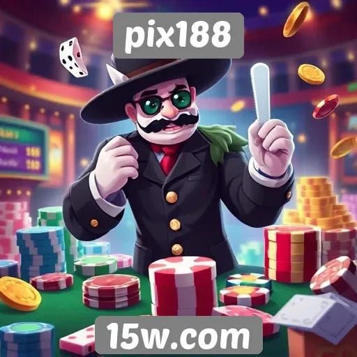 Pix188 oferece ampla gama de jogos de cassino